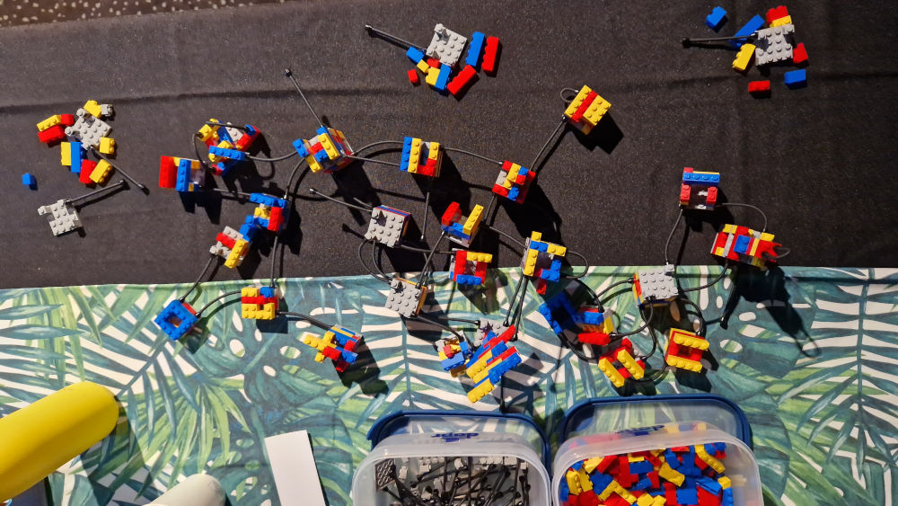 Lego top down view