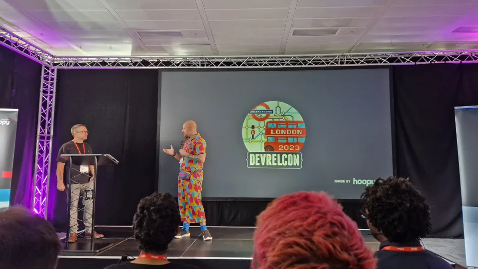 DevRelCon opening by Matthew and Kevin