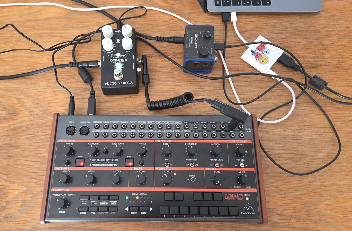 The hardware sy thesizer I used during the session