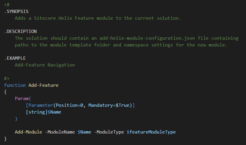 Add-Feature PowerShell function
