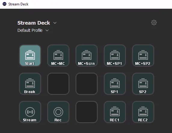 Stream Deck software on the VM