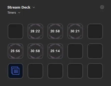 Using timers for each recorded session