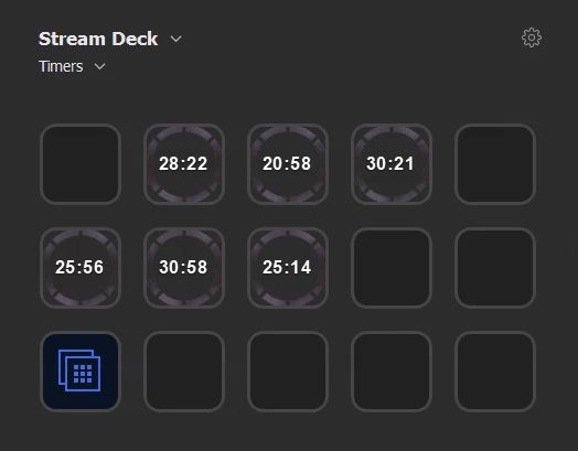 Using timers for each recorded session