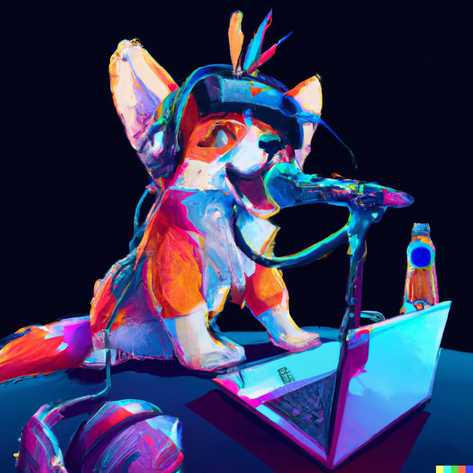 Speaker Buddy Generated by DALL-E